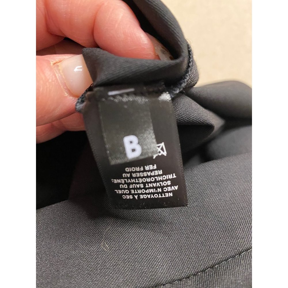LAFAYETTE 148 Italian Stretch Wool Barrow Pant In Black Size 10 - Picture 9 of 11